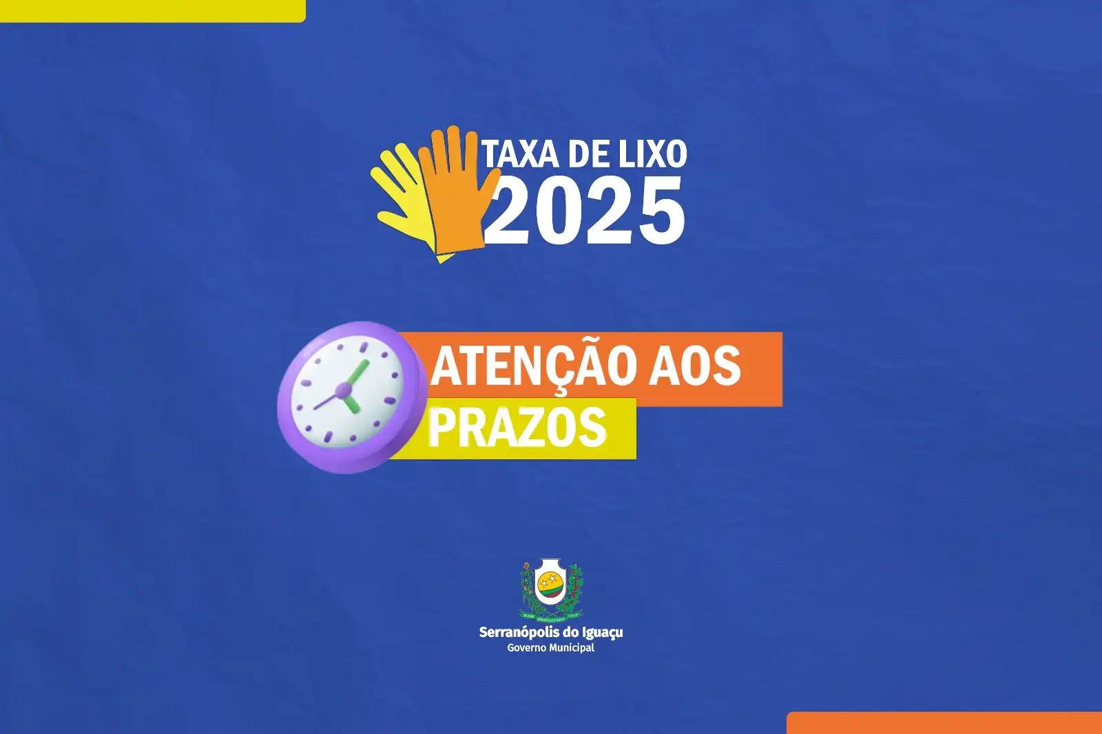 Taxa de Lixo 2025 em cota única deve ser paga até abril