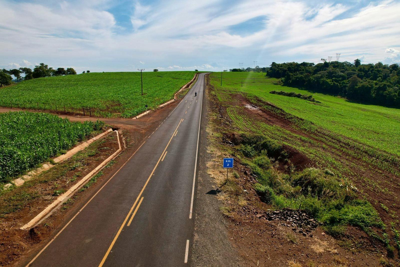 Nova estrada entre Ramilândia e Santa Helena chega a 39,48% de execução