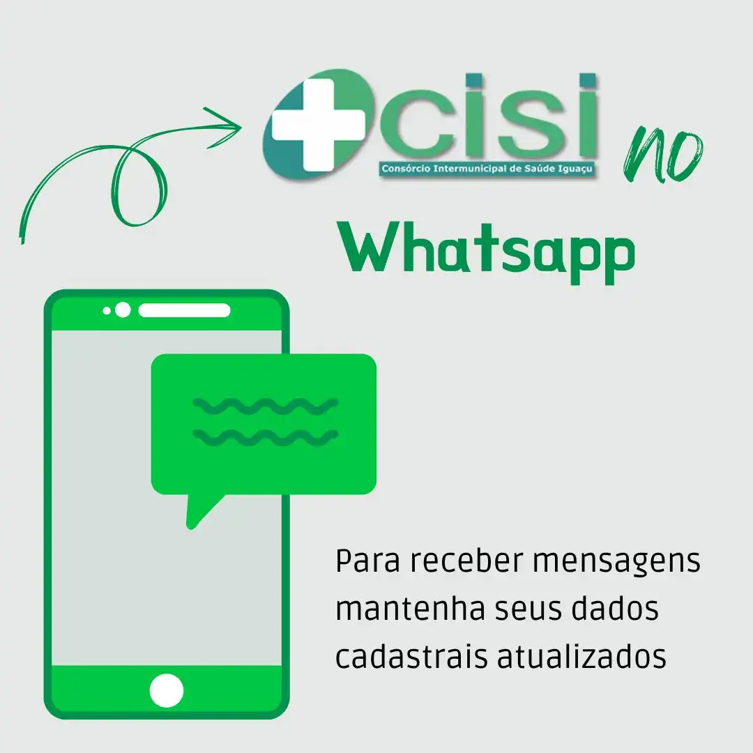 CISI disponibiliza WhatsApp para facilitar a comunicação com pacientes