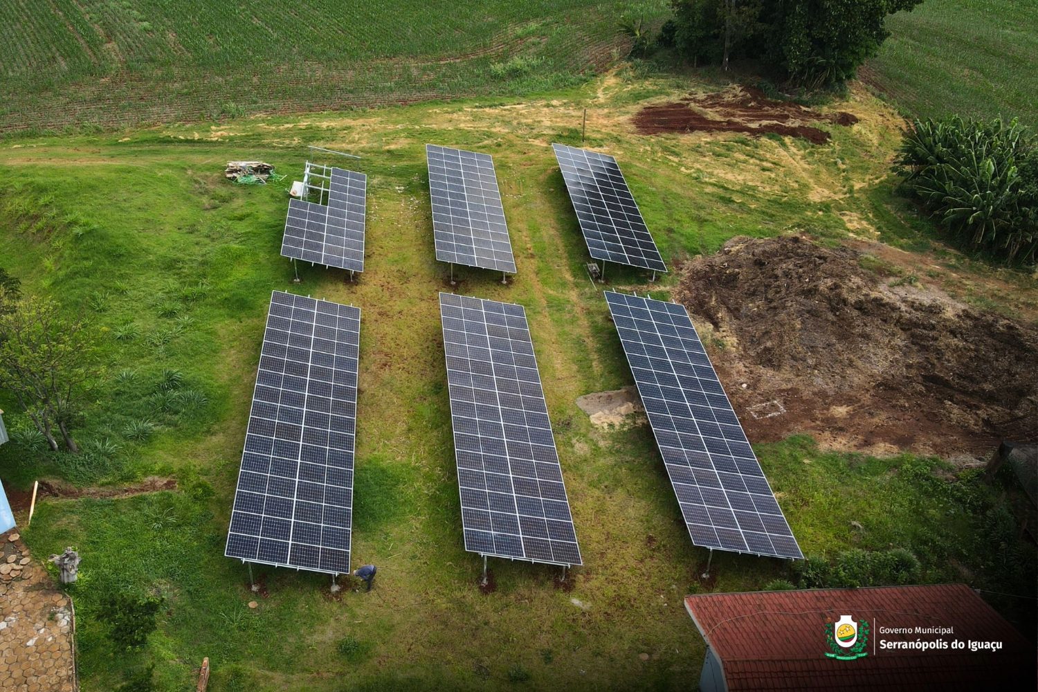 Serranópolis do Iguaçu amplia produção de energia limpa com instalação de duas novas usinas fotovoltaicas