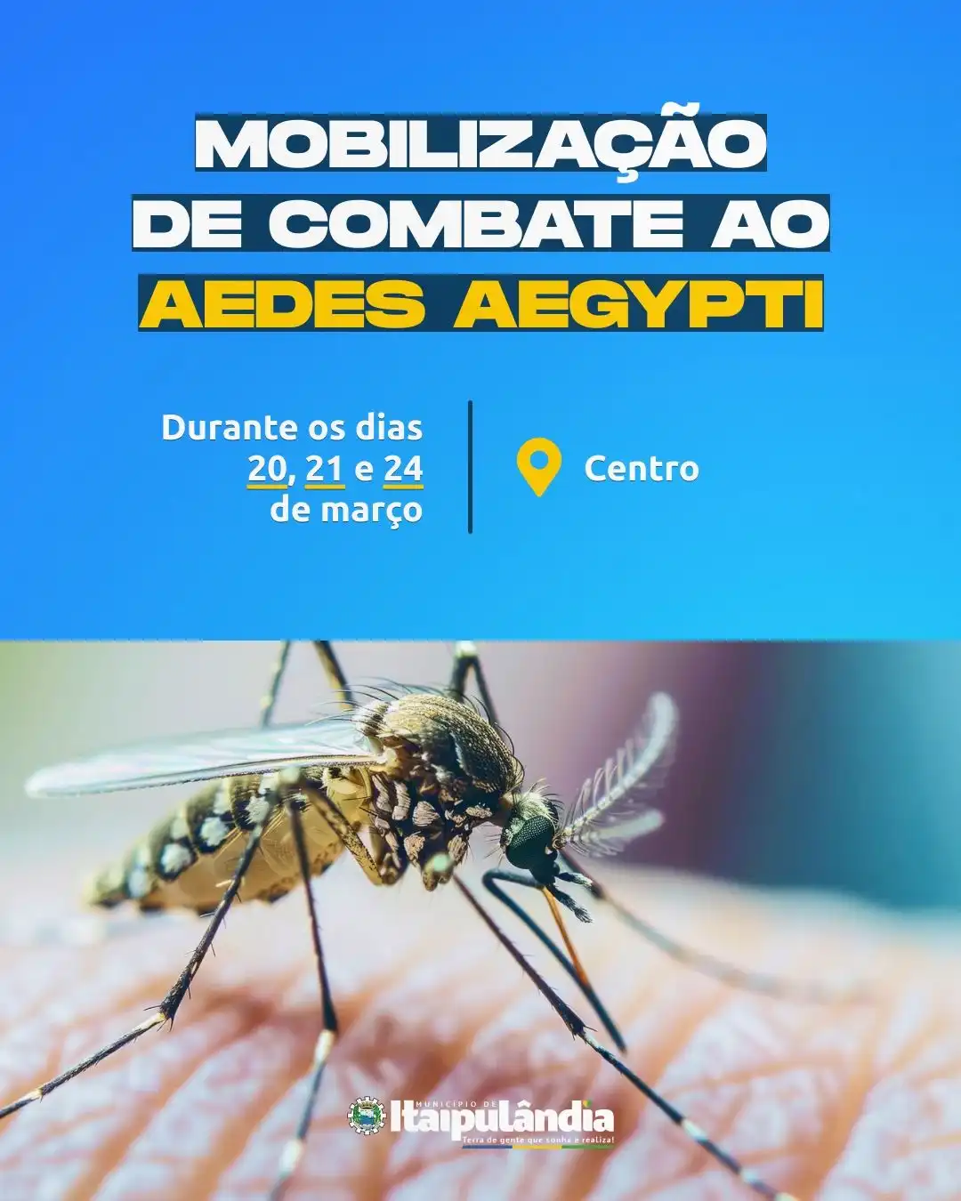 Ação de Mobilização e Combate ao Aedes Aegypti