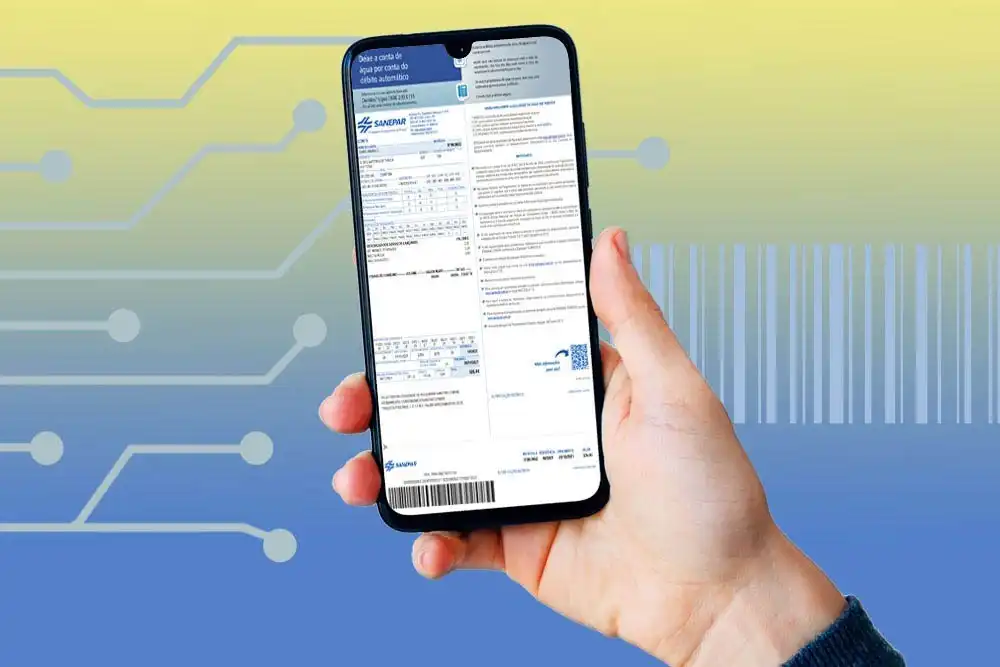 Receba informação da Sanepar. Atualize seu cadastro no site ou no APP Foto: Sanepar