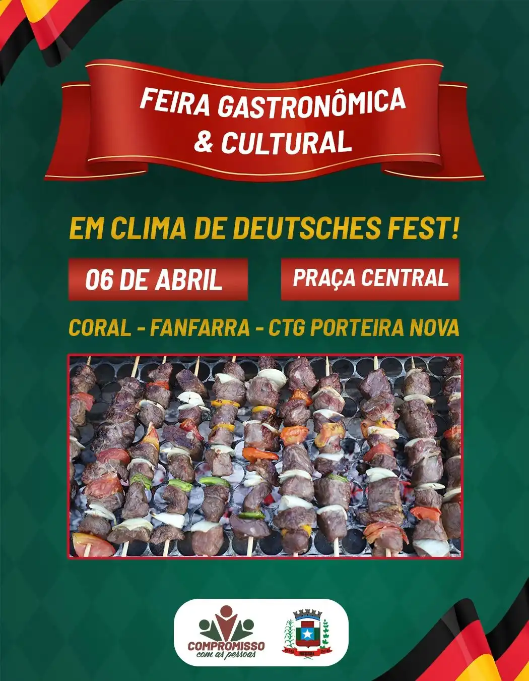 Feira Gastronômica E Cultural Em Clima De Deutsches Fest