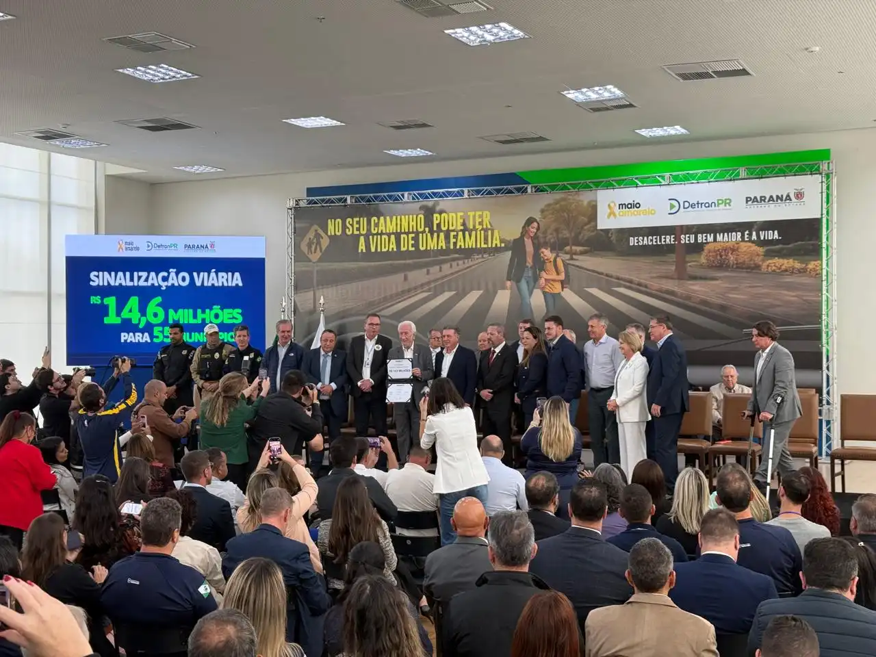 Medianeira será beneficiada no programa de sinalização viária do Detran-PR