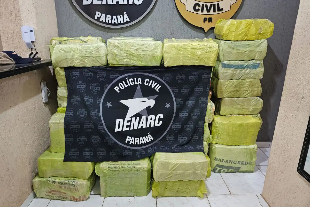 PCPR apreende quase uma tonelada de maconha em São Miguel do Iguaçu