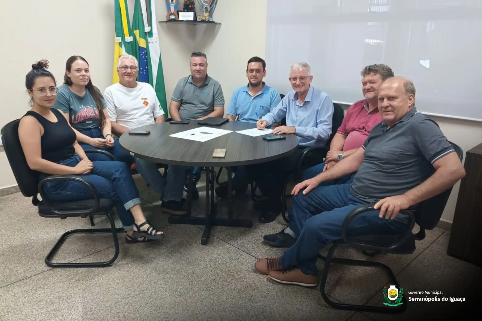 Ordem de serviço para a execução da reforma no Campo Guarani é assinada