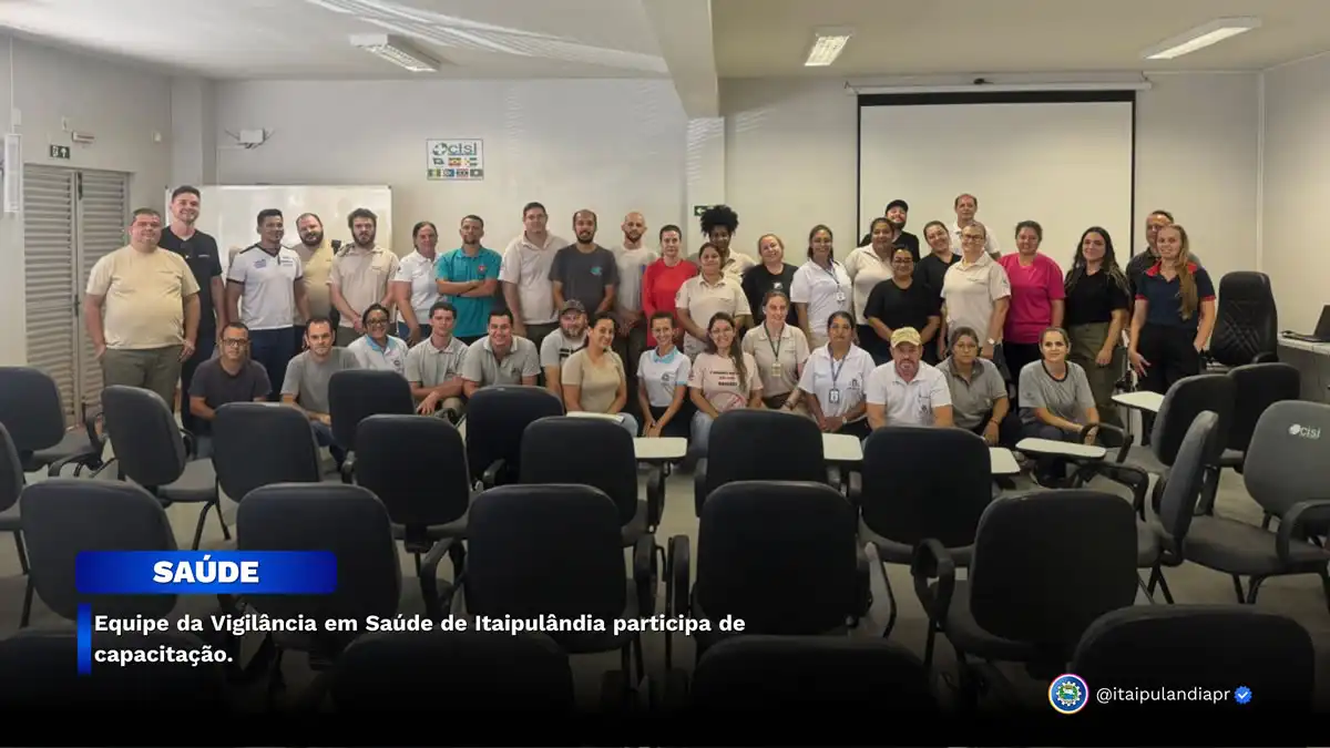 Equipe da Vigilância em Saúde de Itaipulândia participa de capacitação