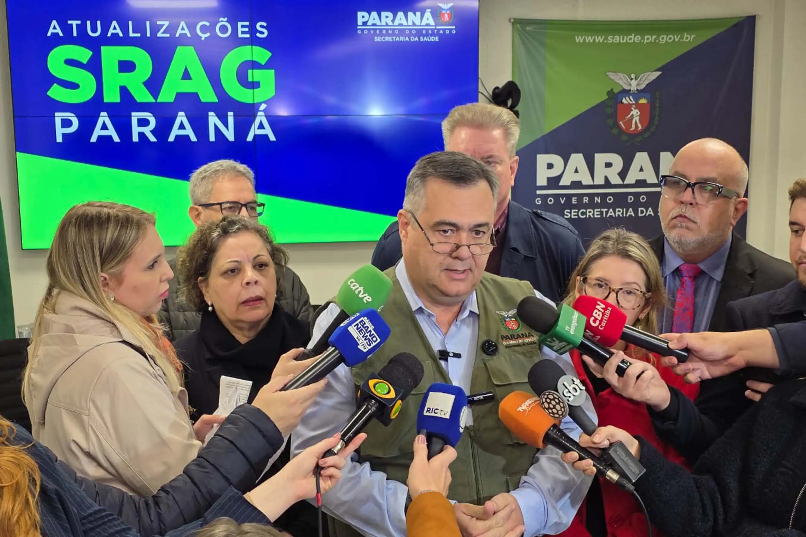 Paraná entra em alerta contra vírus respiratórios e anuncia novos testes e prioridade de atendimentos Foto: Alessandro Vieira/SESA