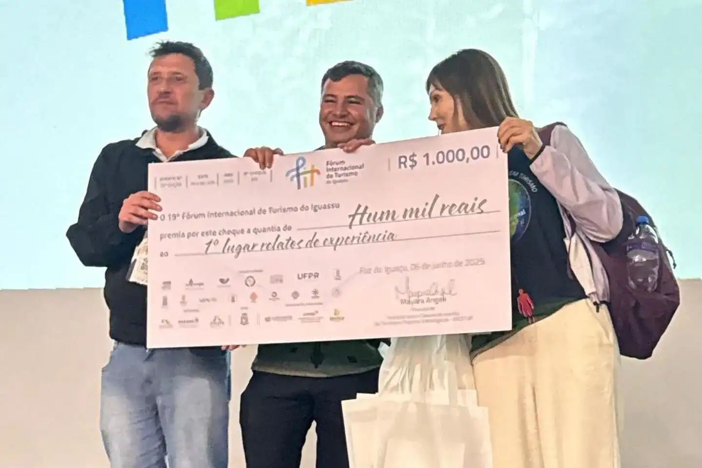 19º Fórum Internacional de Turismo do Iguassu premia trabalhos de duas universidades estaduais Foto: Unicentro