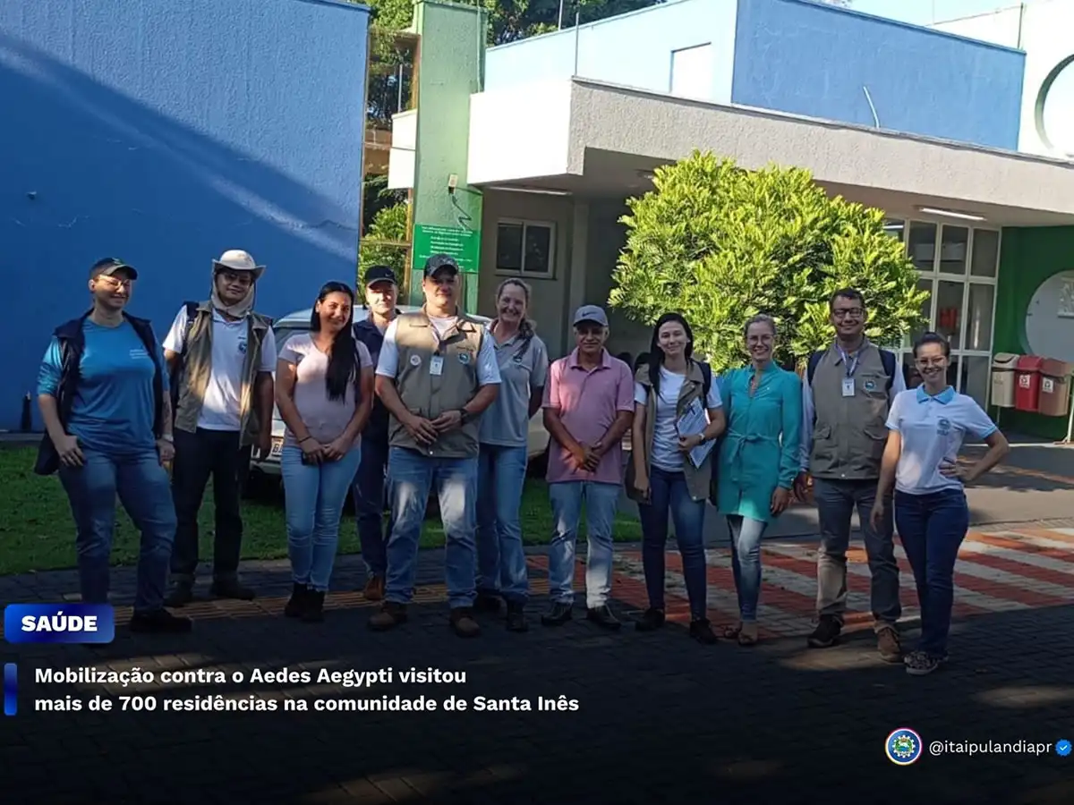 Mobilização contra o Aedes Aegypti visitou mais de 700 residências na comunidade de Santa Inês