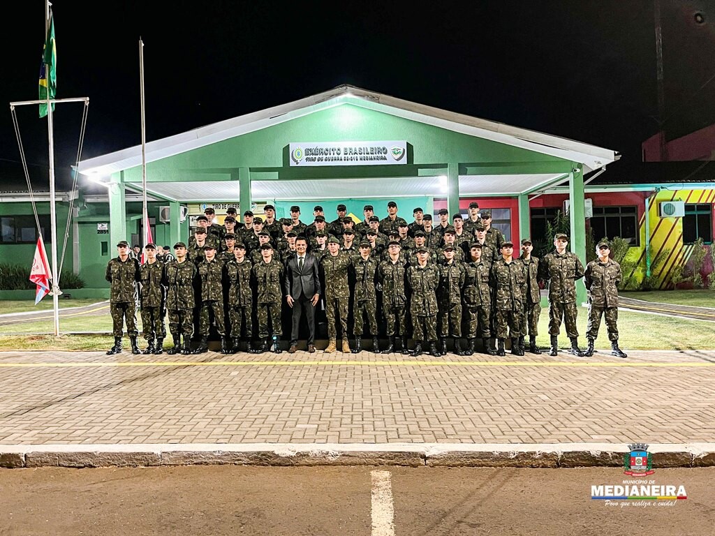 Tiro de Guerra realiza Formatura de Matrícula dos atiradores da turma de 2025