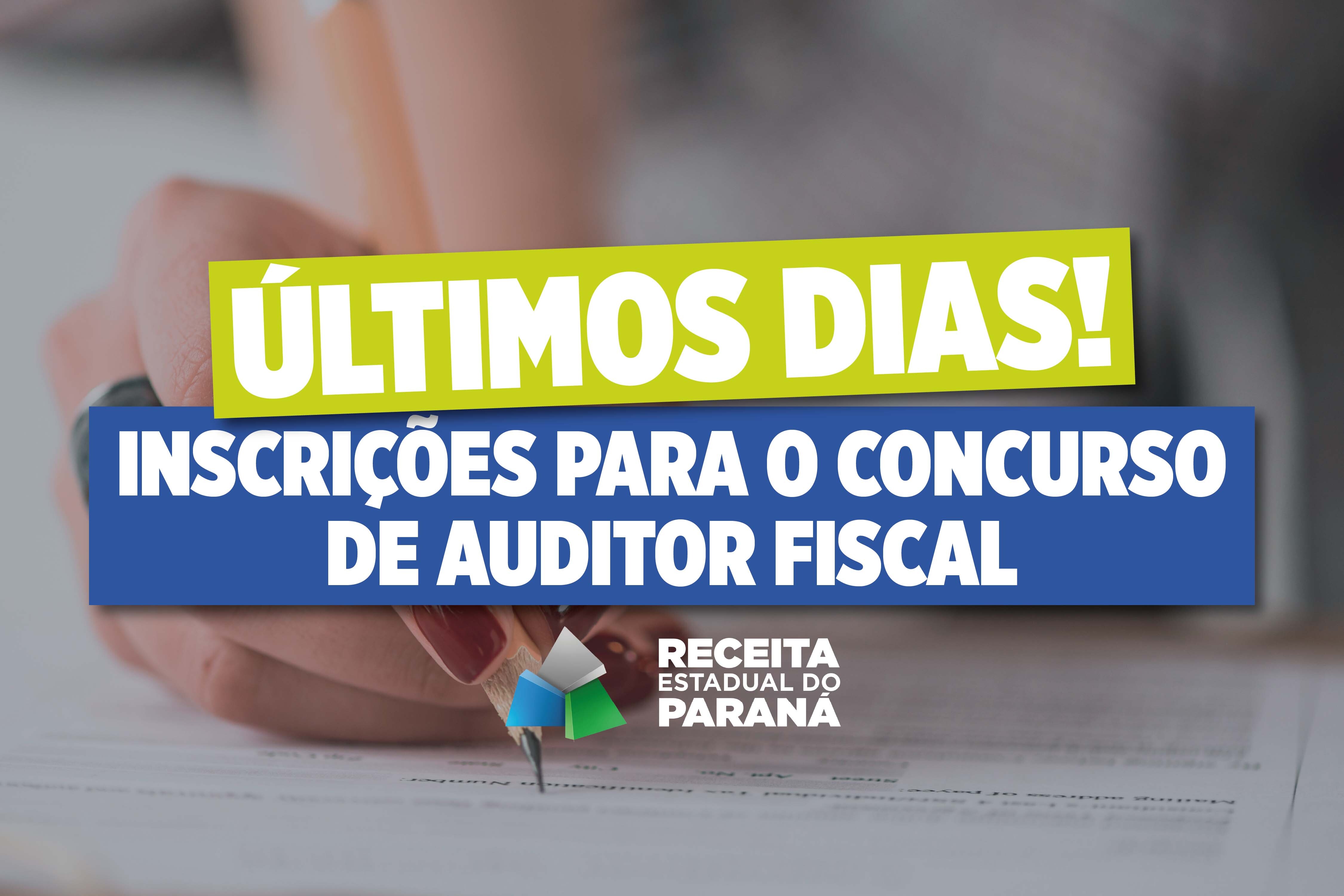 De olho no prazo: inscrições para concurso da Receita Estadual terminam na quinta