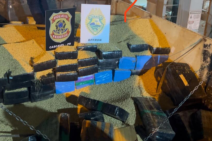 BPFRON e Polícia Federal apreendem 2,3 toneladas de maconha em Cascavel