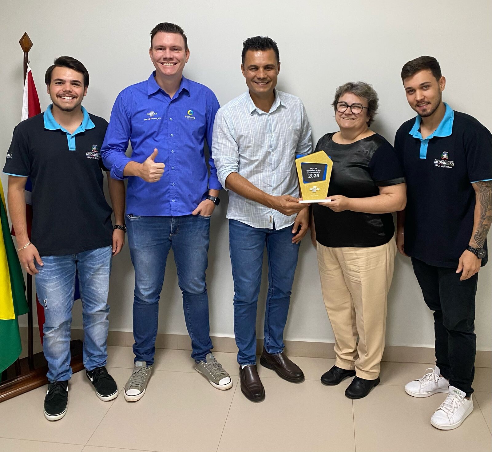 Pelo quarto ano consecutivo Sala do Empreendedor de Medianeira recebe selo Ouro Sebrae/PR