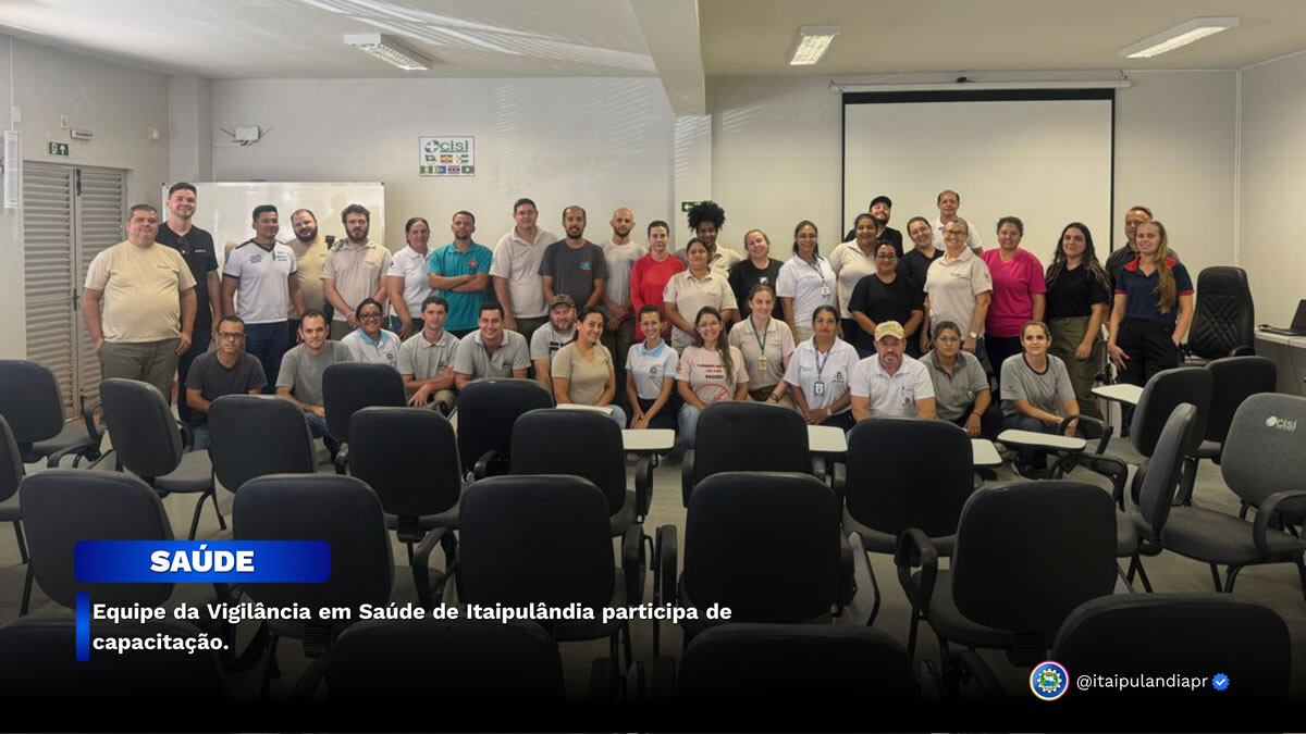 Equipe da Vigilância em Saúde de Itaipulândia participa de capacitação