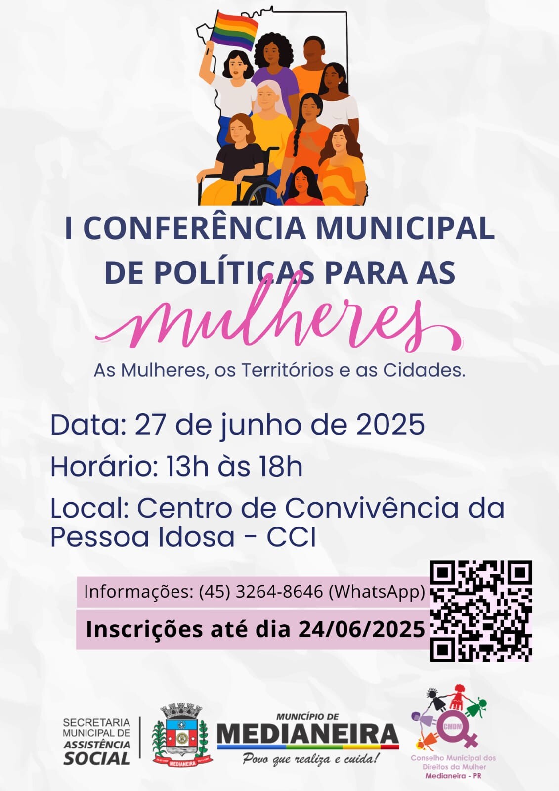 Medianeira realiza I Conferência Municipal de Políticas para as Mulheres