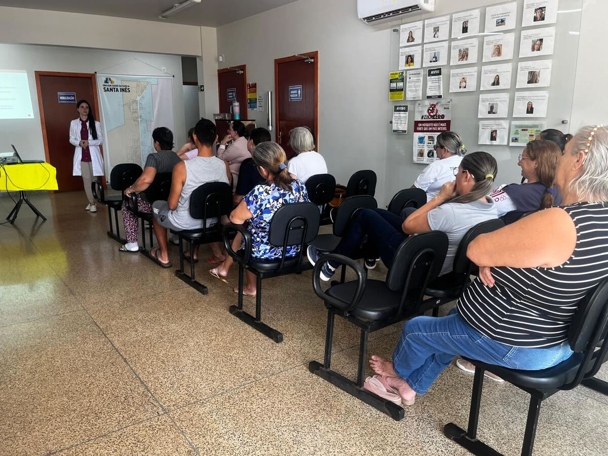 Uso de Zolpidem: Médica alerta para riscos e orienta famílias em encontro na ESF Santa Inês